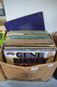 12” LP Records Including Mixed Rock, Pop, and Oldies