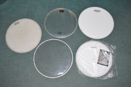 5x Assorted 12” Drumheads