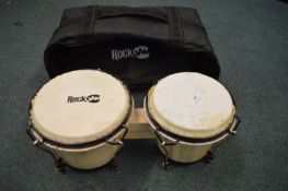 Pair of Rock Jam Bongos with Soft Case