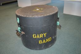 3x Vintage Hard Body Drum Cases Including 18”, 16” and 14”