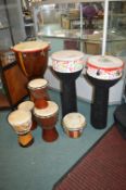 Assorted Drums and Bongos