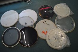 10x Assorted Large (23” and under) Drumheads