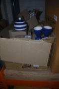 *Box of Assorted Egg Cups and Sugar Bowls