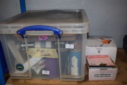 Mixed Lot of Assorted Pipe Labels, Plugs, etc.