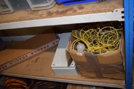 Mixed Lot Including Assorted Lighting and an Overhead Heater