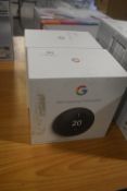 2x Google Nest Learning Thermostats
