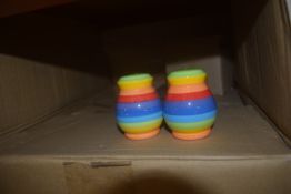 *Box of Rainbow Salt & Pepper Shakers