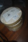 100x Assorted 40/60 grit Sanding Discs 150mm 6”