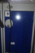 Bank of Four Lockers with Single Plug (has keys)