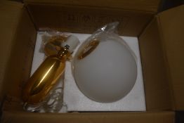 *Gold Effect Ceiling Light