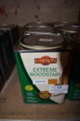 3x 1L of Liberon Extreme Wood Stain Medium Oak