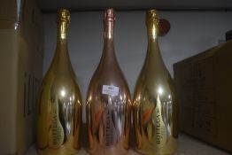 *3x Bottega Weighted Display Bottles