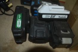 *2x Hawksmoor, 1x Milwaukee, and 1x Bauker Tool Batteries