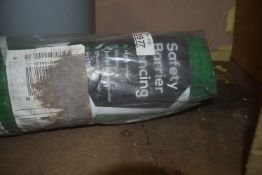 *50x1m Length of Green Barricade Fencing