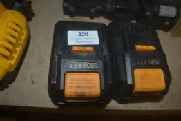 *2x 18v TXP Tool Batteries