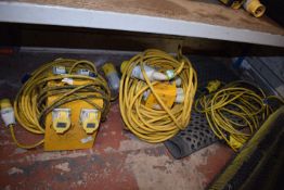 2x 110v Splitter Boxes, and 2x 110v Extensions