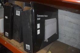 3x Convector Heaters
