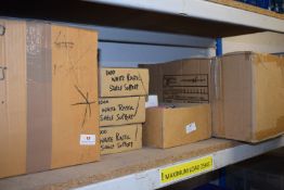 *Quantity of Plastic Shelf Supports, and Assorted Lighting