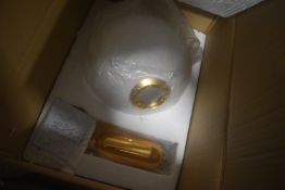 *Gold Effect Pendant Lamp