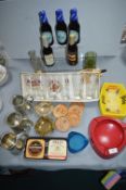 Vintage Pub Beer Bottles, Glassware, Toasters, etc.
