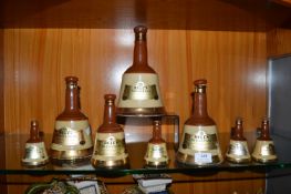 8x Bell’s Wade Whisky Decanters