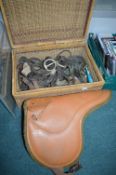 Basket of Horse Tac etc.