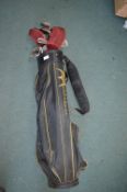 Set of Wilson Golf Clubs plus Malibu Golf Bag