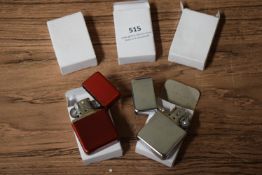 *5x Refillable Zippo Style Lighters