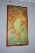 Reproduction Alphonse Mucha Art Nouveau Print