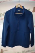 *32 Degrees Heat Half-Zip Pullover in Navy Size: S