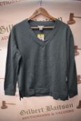 *Orvis Teal V-Neck Lightweight Jumper Size: S