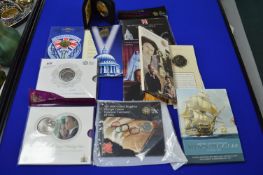 Assorted Royal Mint Uncirculated Coin Sets Including £5 Brilliant