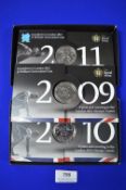 Royal Mint Countdown to London 2009-2012 £5 Brilliant Uncirculated Coin Set