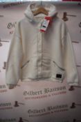 *Elle Sport Cream Fleece Hooded Jacket Size: M