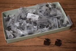*Quantity of Gunmetal Square Cufflinks