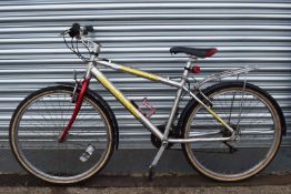 XL Aluminium Team Competition Silver Bicycle, 15” Frame