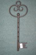 Large Wrought Iron Key Rack