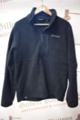 *Berghaus Black Half-Zip Fleece Size: L