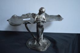 Art Nouveau WMS Style Lilypad Card Train