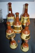 7x Bell’s Wade Whisky Decanters