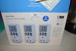 *Unicom Electronic Timers 3pk