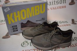 *Khombu Men’s Khaki Waterproof Hiker Trainers Size: 9