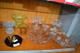 Vintage Glass Dishes and Bowls, etc.