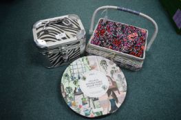 Jewellery Box, Sewing Box, and a Jigsaw Puzzle