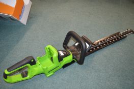 *Greenworks Electric Hedge Trimmer (no battery)