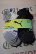 *Puma Drycell Socks 10pk Size: 2.5-5