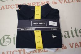 Jack Wills Kid’s Classic Polo 2pk Size: 6-7 years