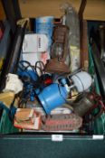Mixed Lot of Tools, Lanterns, etc.