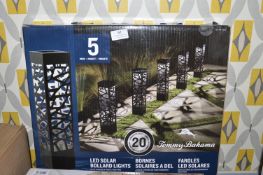 *Tommy Bahama LED Solar Bollard Lights
