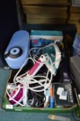 Electricals Including Steam Irons, etc.